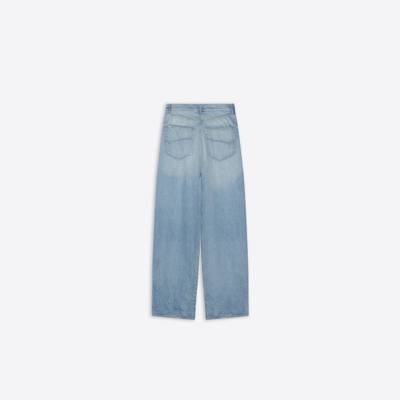 BALENCIAGA Men's Hybrid Cargo Pants in Blue outlook