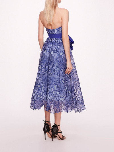 Marchesa IRIS CUTWORK MIDI DRESS outlook