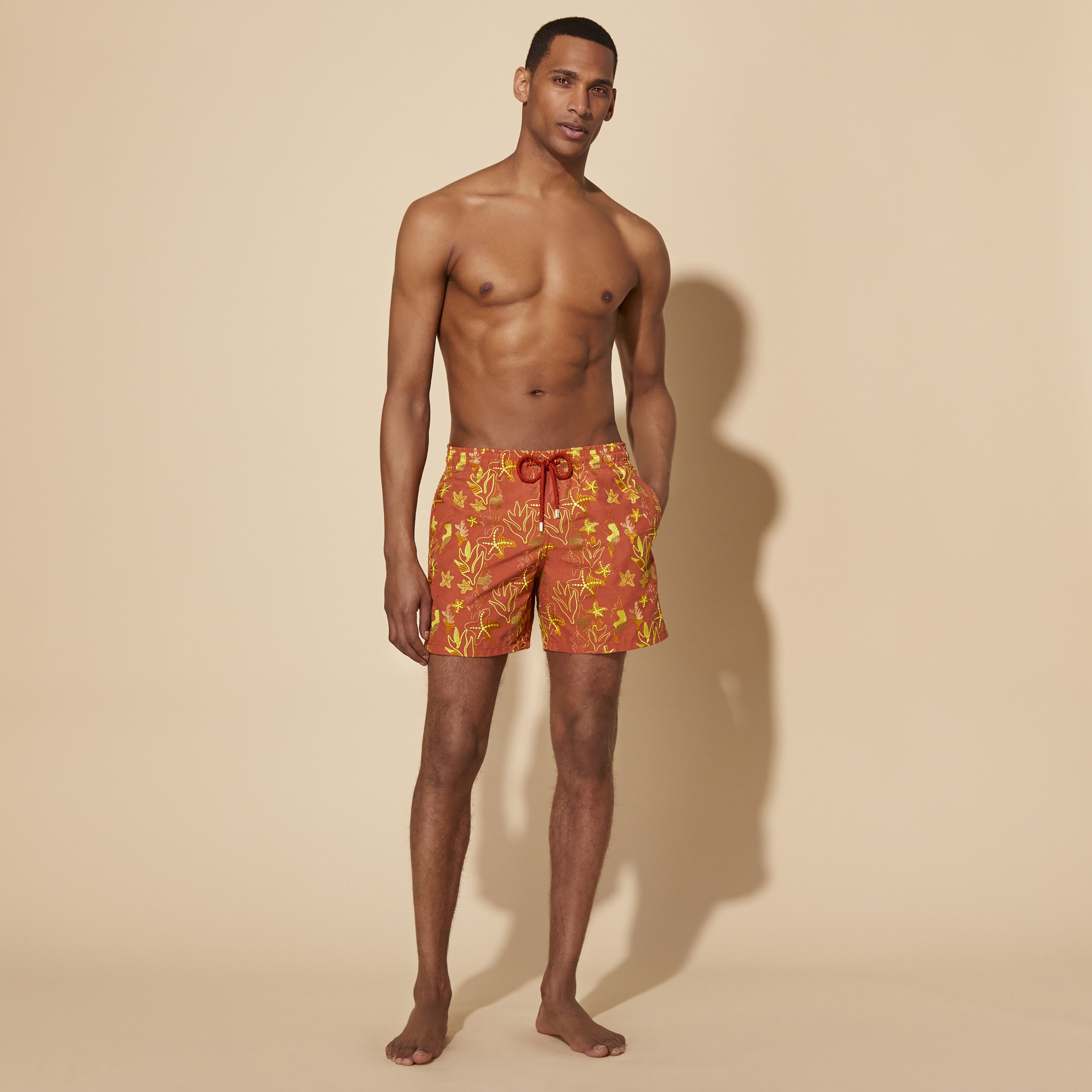 Men Swim Trunks Embroidered Camo Seaweed - Limited Edition - 3