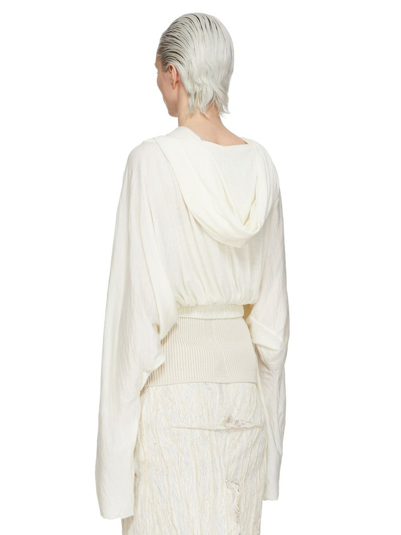 Off-White Concordians Cropped Tunic Hoodie 3