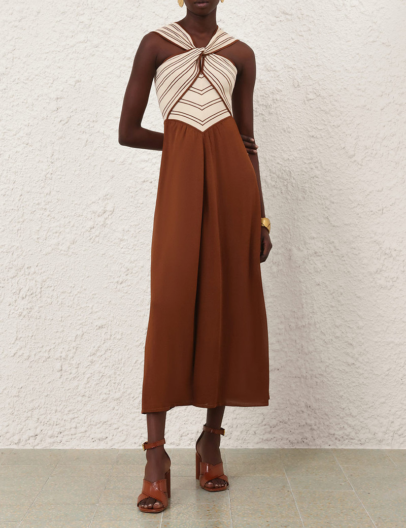 Zimmermann HYPNOTIC HALTER DRESS outlook