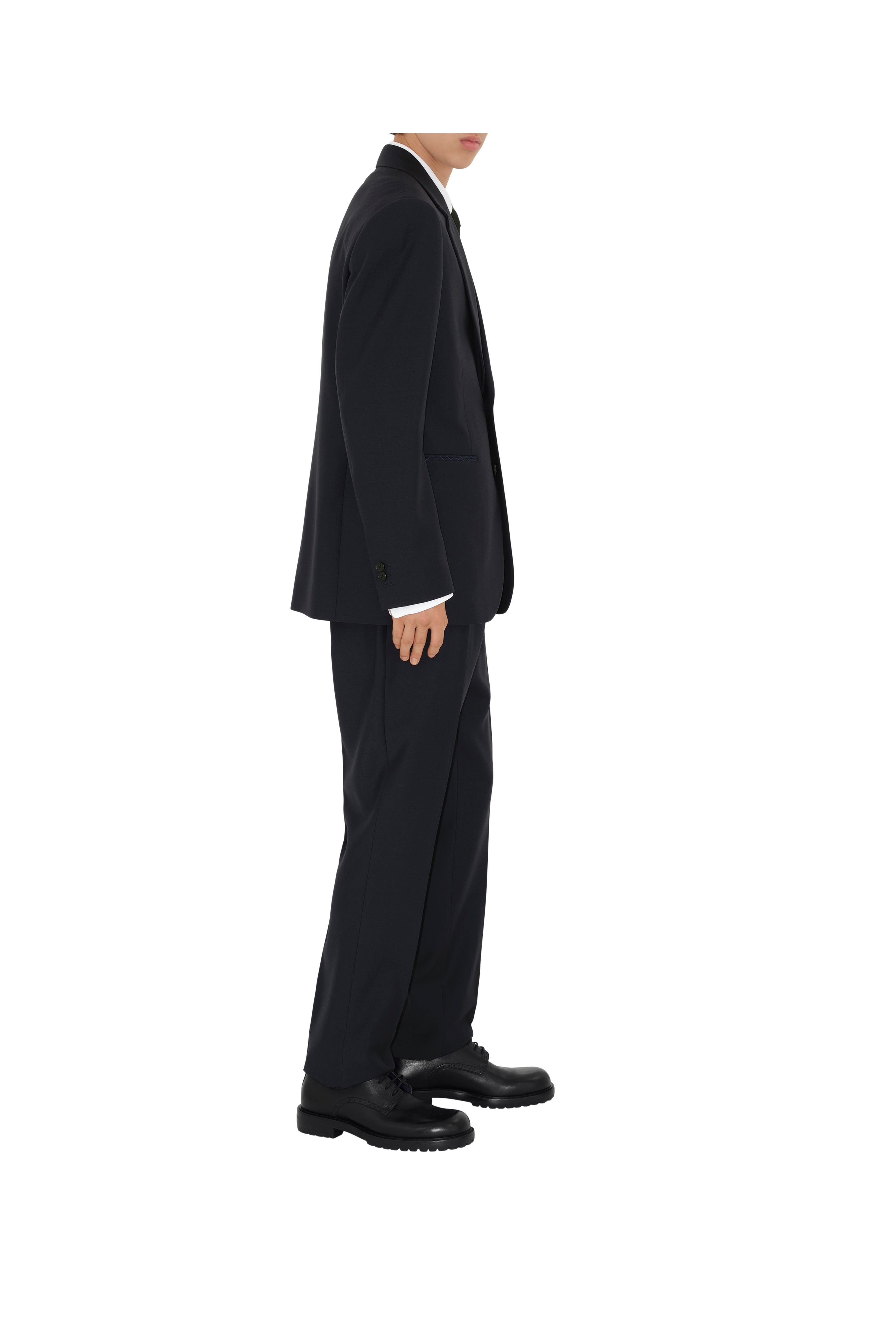 burberry Wool Tailored Trousers in Navy at Nordstrom - 3
