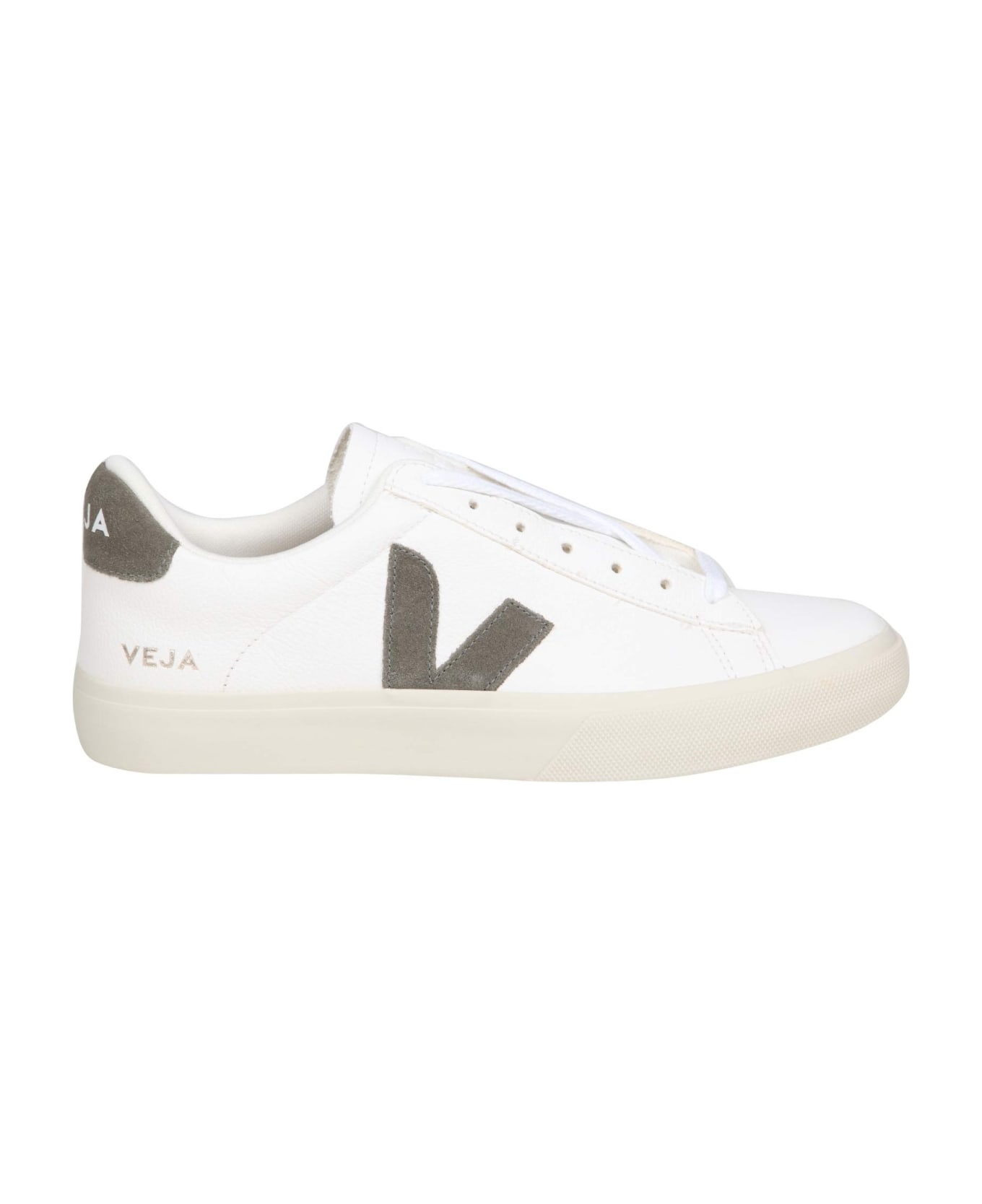 Campo Chromefree In White/khaki Leather - 1