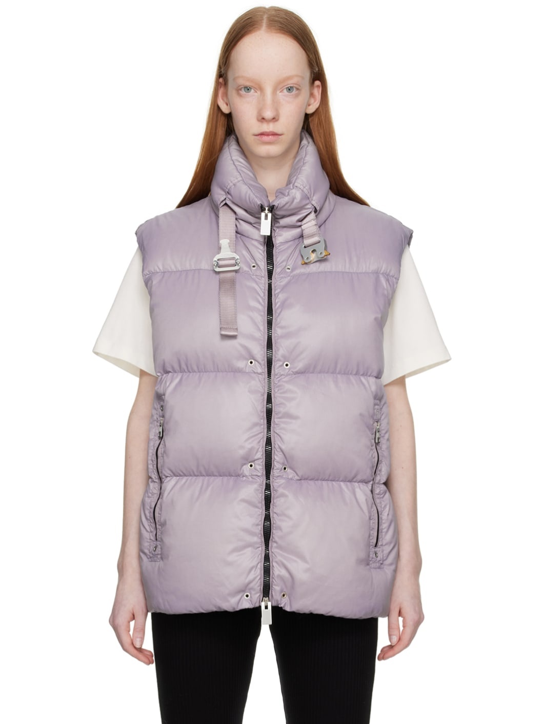 6 Moncler 1017 ALYX 9SM Purple Islote Down Vest - 1