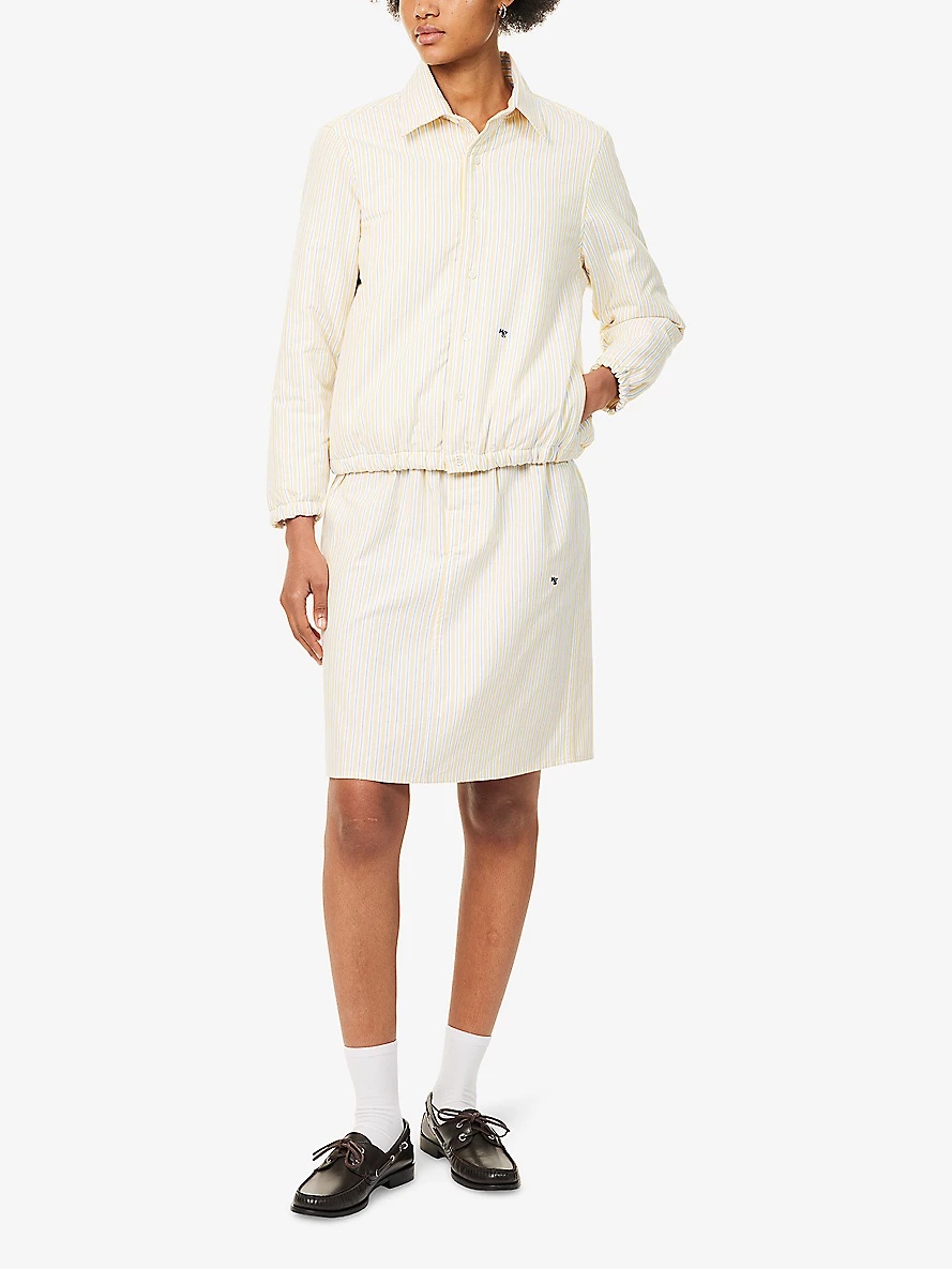 Striped Padded Cotton-Poplin Jacket - 2