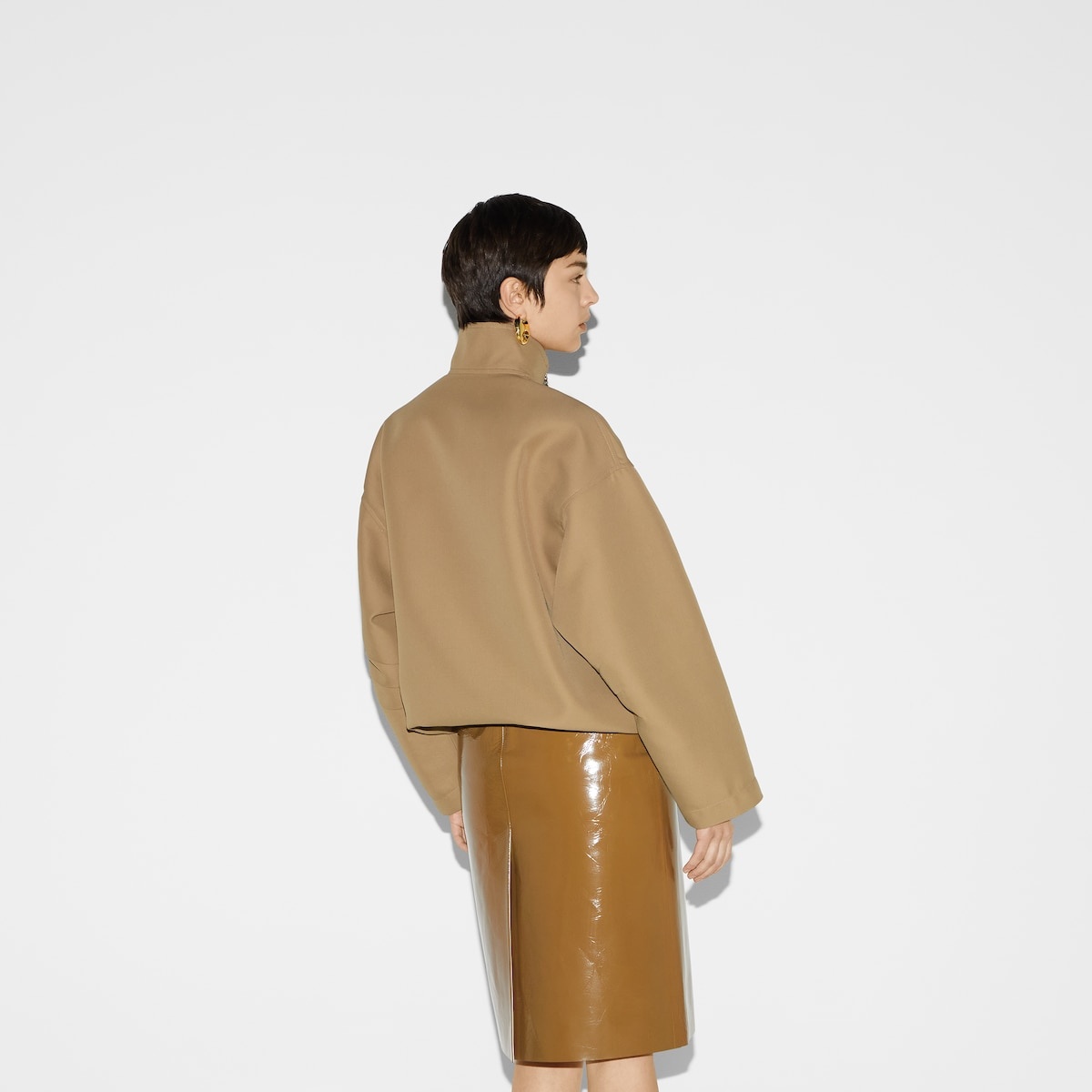 Acetate Gabardine bomber jacket - 4