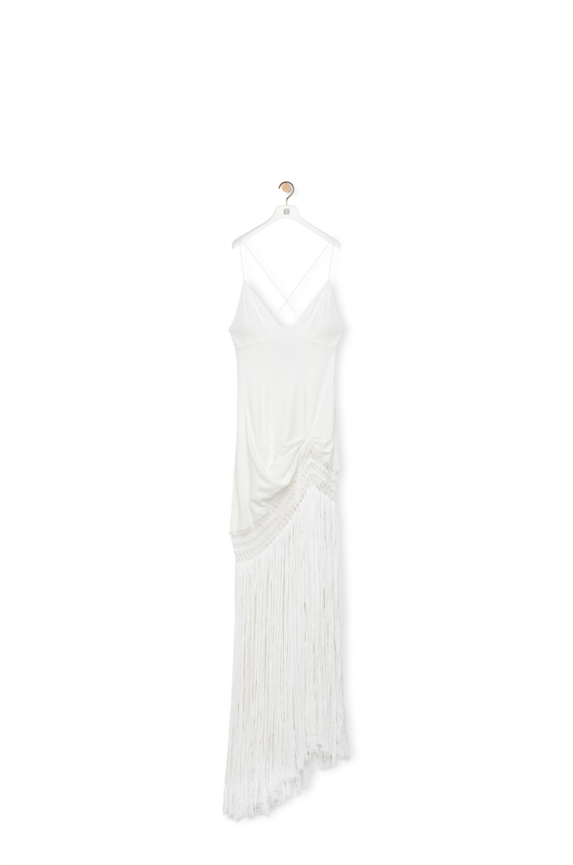 Fringe dress in cotton - 1