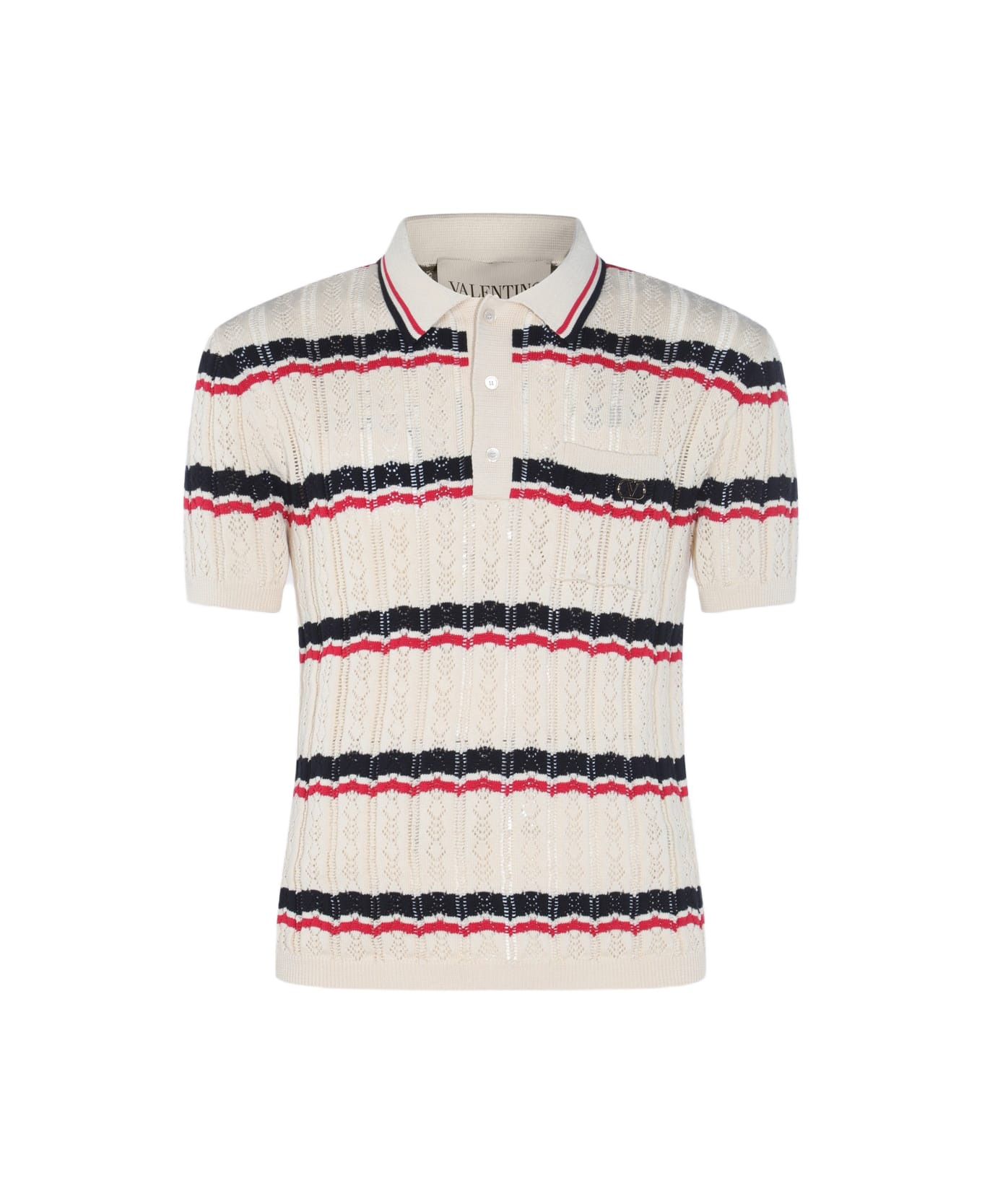 Multicolor Cotton Polo Shirt - 1