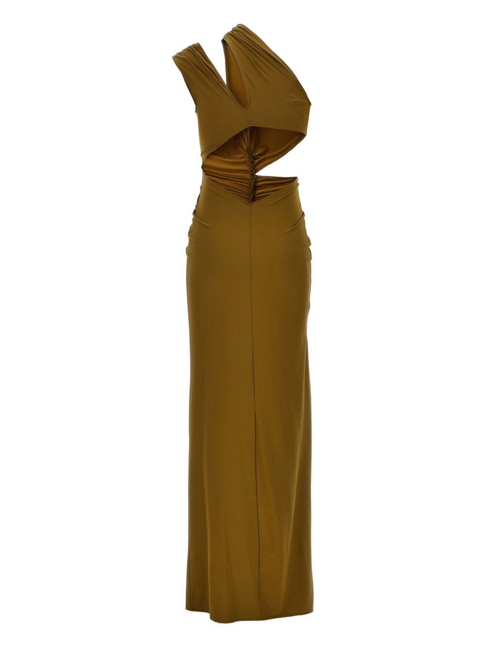 cut-out draped maxi dress - 2