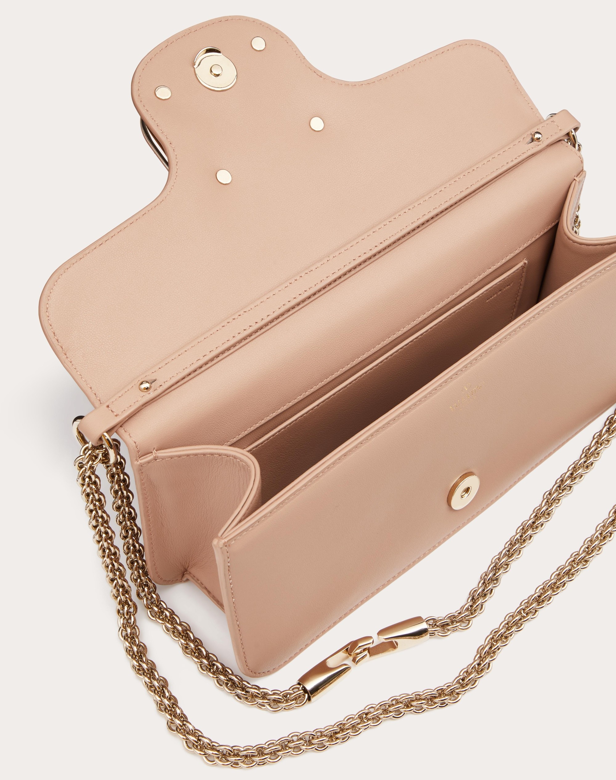VALENTINO GARAVANI LOCÒ CALFSKIN SHOULDER BAG - 7