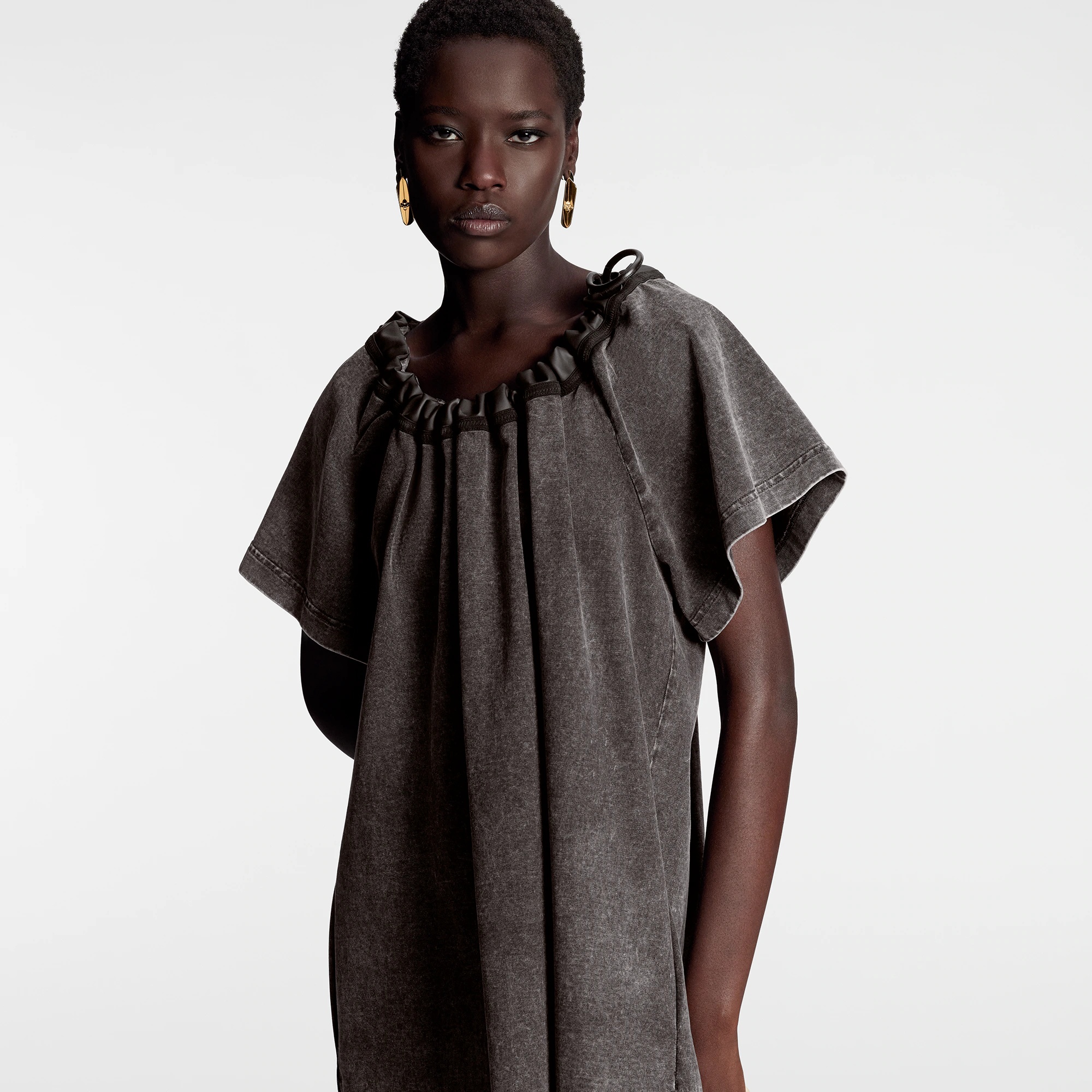 【ルイヴィトン・Louis Vuitton 】Scuba Trim Jersey Dress Louis Vuitton Scuba Trim Jersey Dress | REVERSIBLE