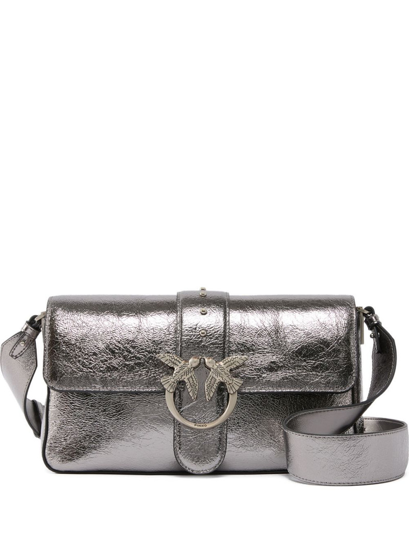 bird-ring leather cross body bag 1