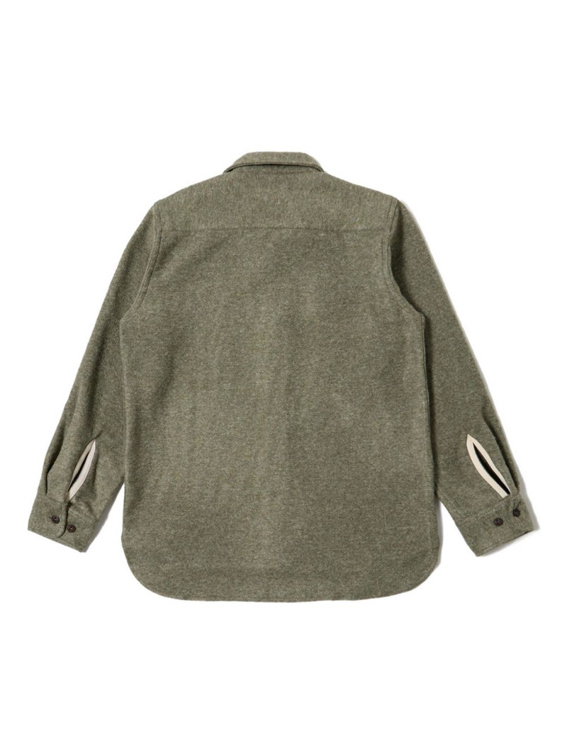 Universal Works patch-pocket button-cuff shirt outlook