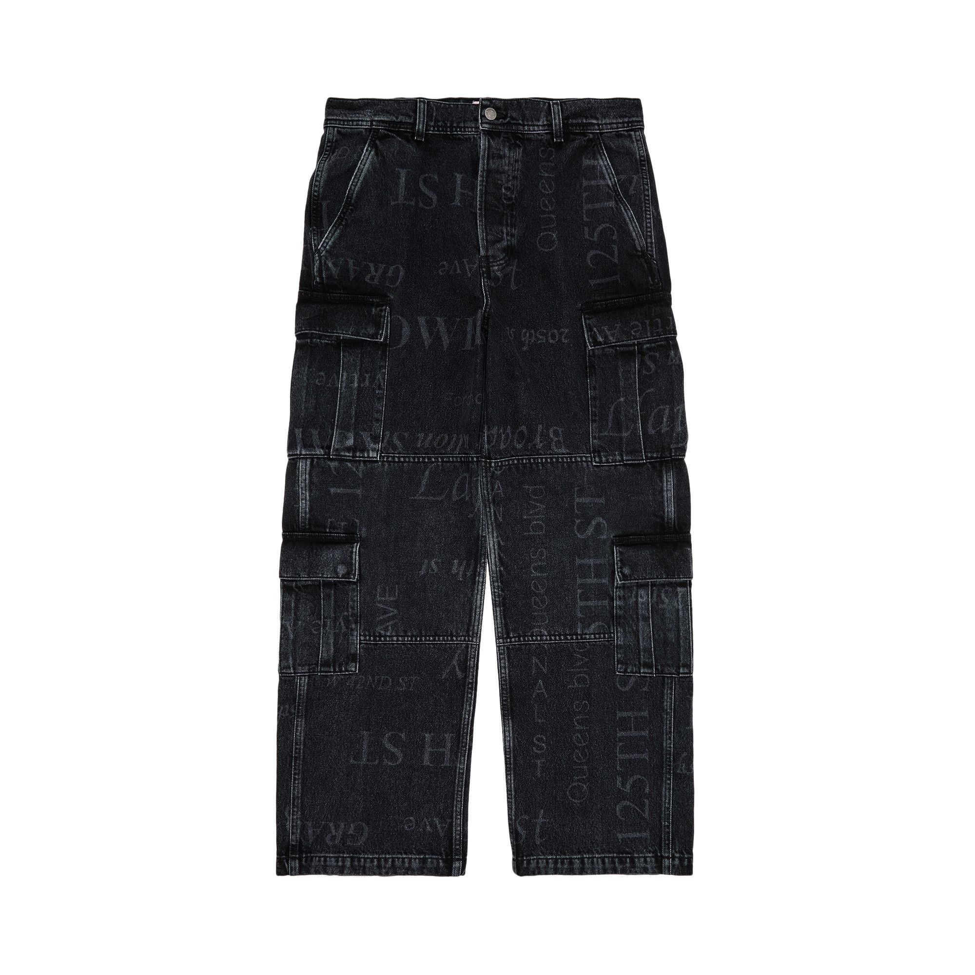Supreme x Martine Rose Denim Cargo Pant 'Washed Black' - 1