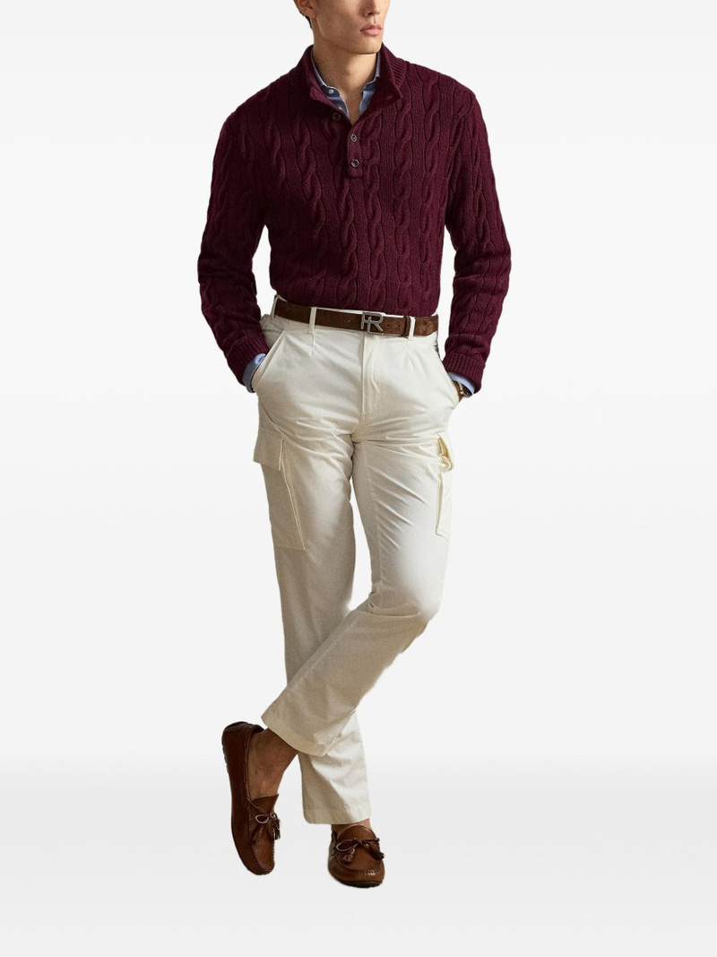 Ralph Lauren cable-knit long-sleeve sweater outlook