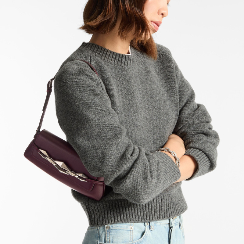 JIMMY CHOO Diamond Shoulder East-West S
Garnet Calf Leather Shoulder Bag outlook