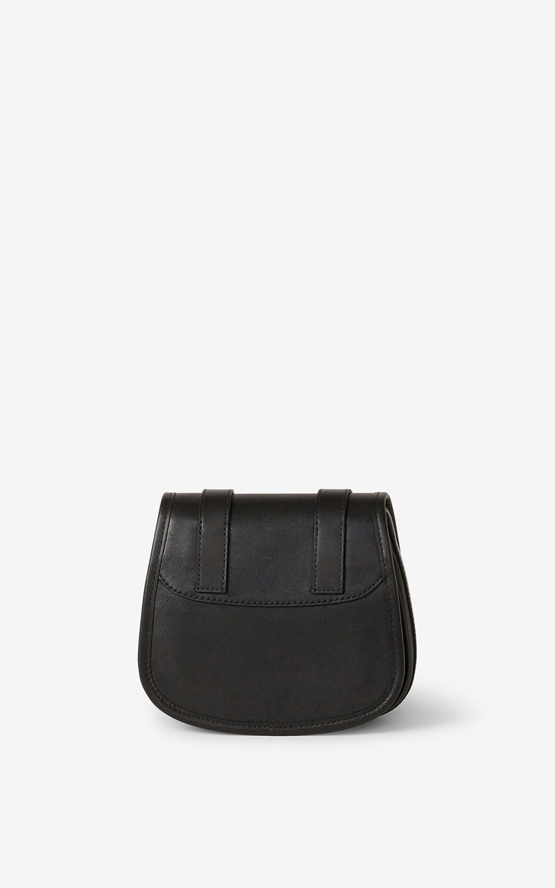 KENZO Courier small leather messenger bag outlook