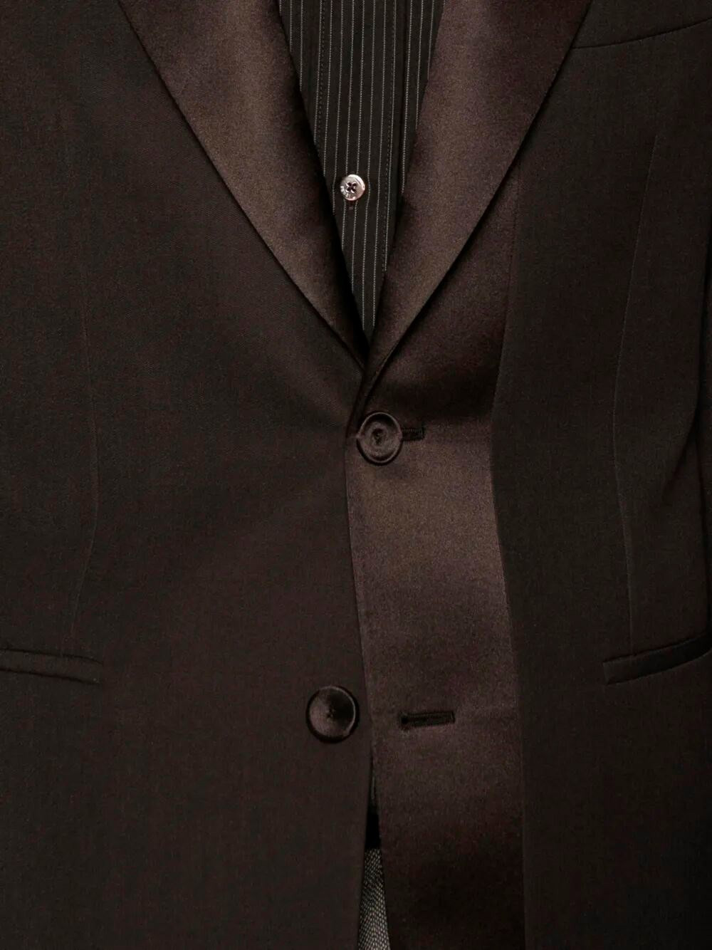 Wool Crepe And Satin Jacket - 5