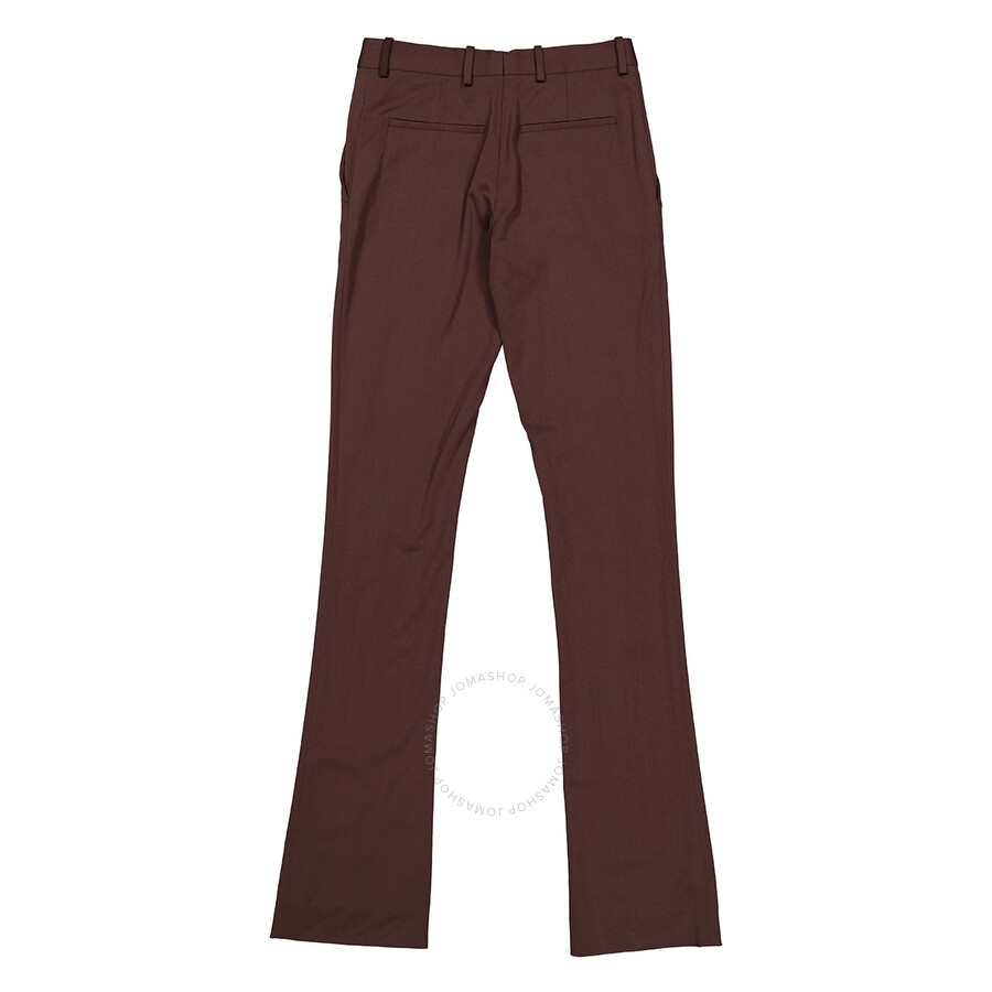 Alyx - Alyx Dark Brown Straight Leg Formal Tailored Trouser, Brand Size 38 (US Size 4) - 6