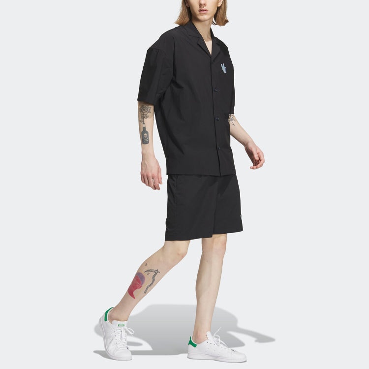 adidas Originals Short Sleeve Shirts 'Black' IK8626 - 4