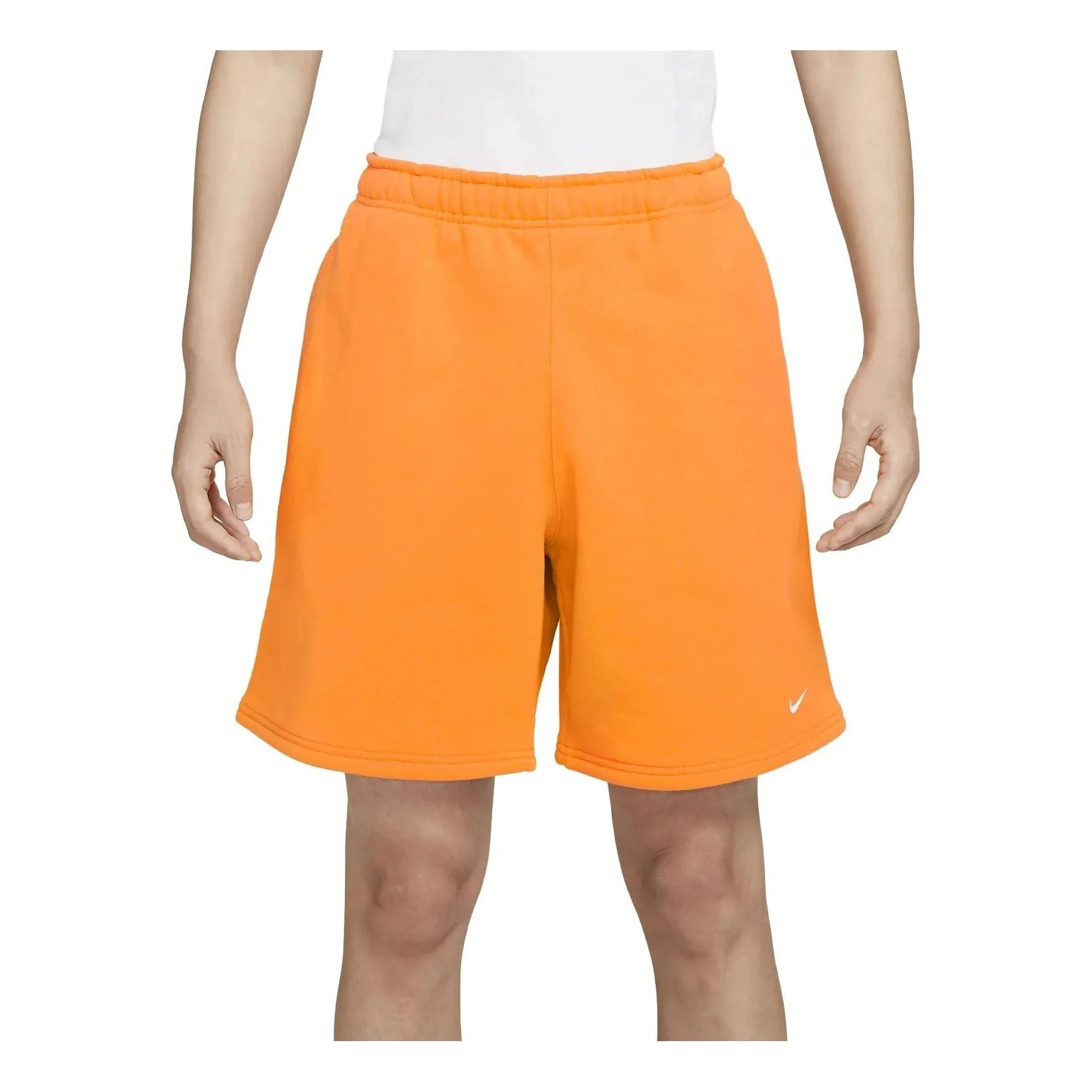 Nike Solo Swoosh Fleece Shorts 'Orange' DV3056-836 - 1