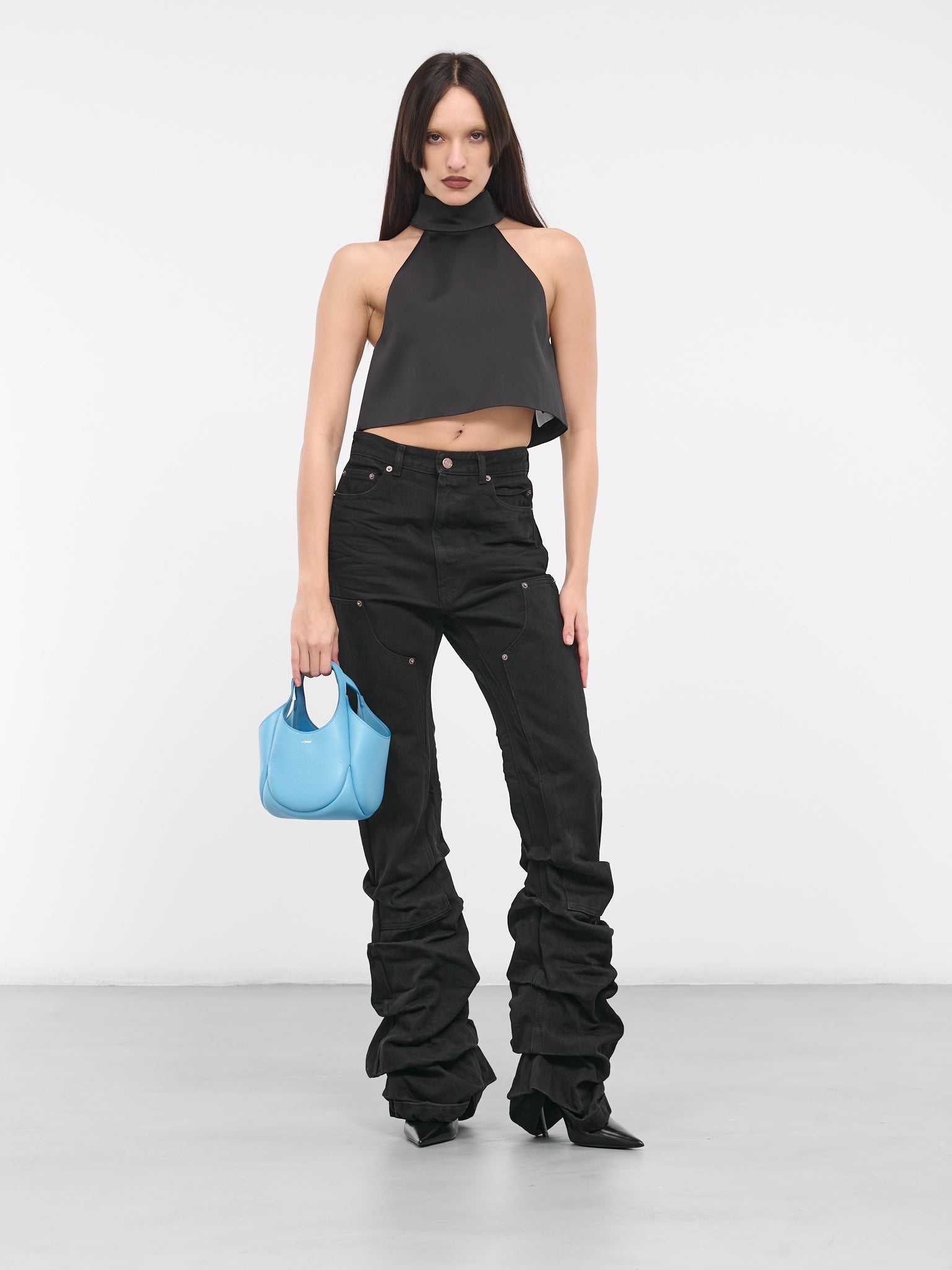 Halterneck Crop Blouse - 6