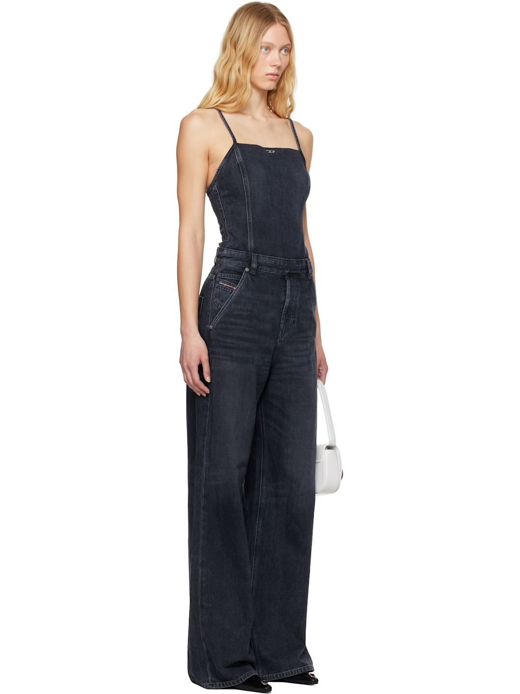 Black De-Vors Denim Jumpsuit - 2