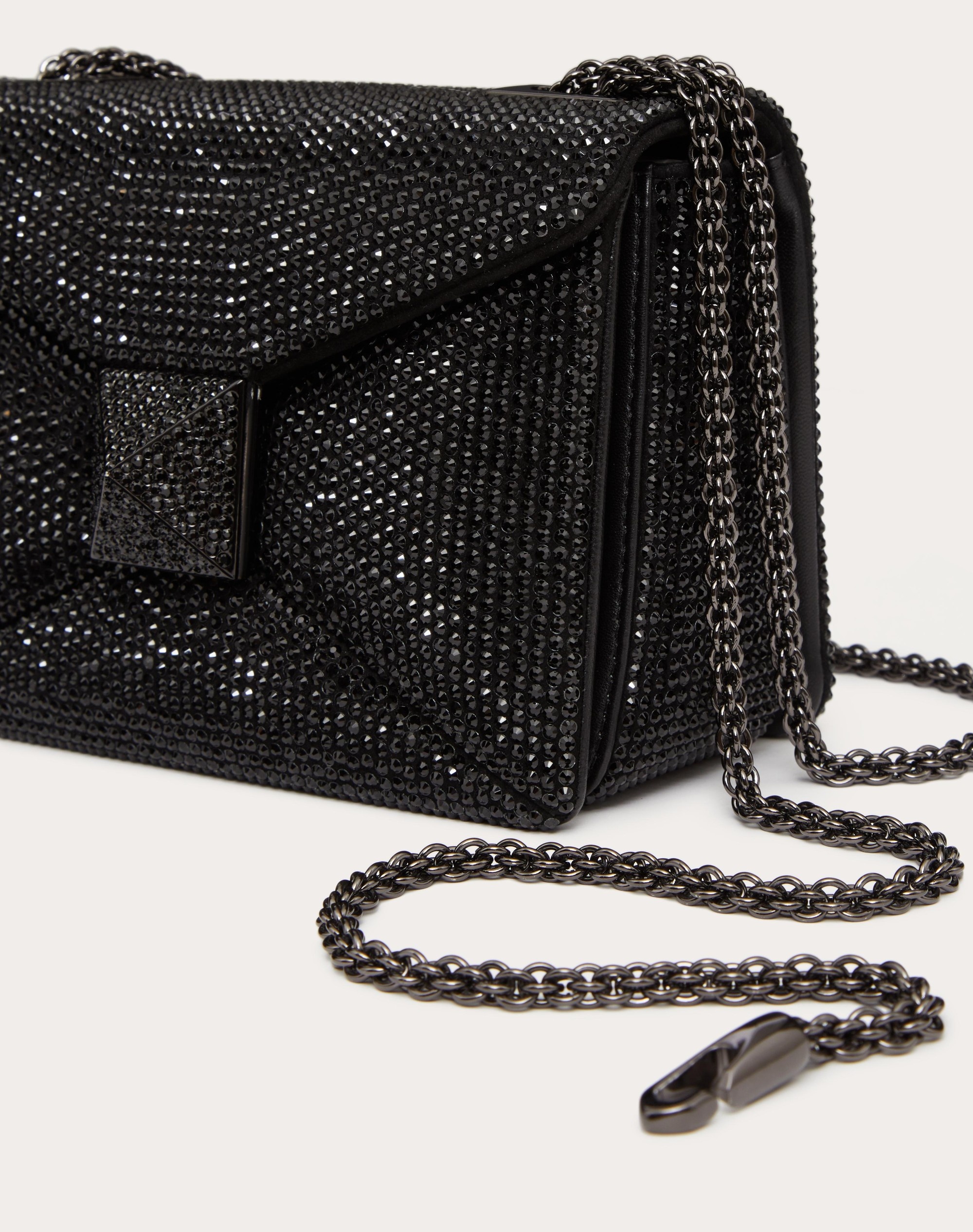 One Stud Crystal Embellished Bag By Valentino Garavani