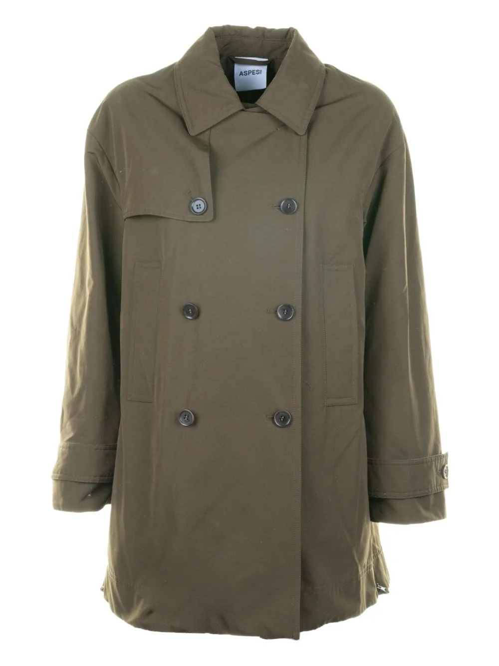 double-breasted trench - 1