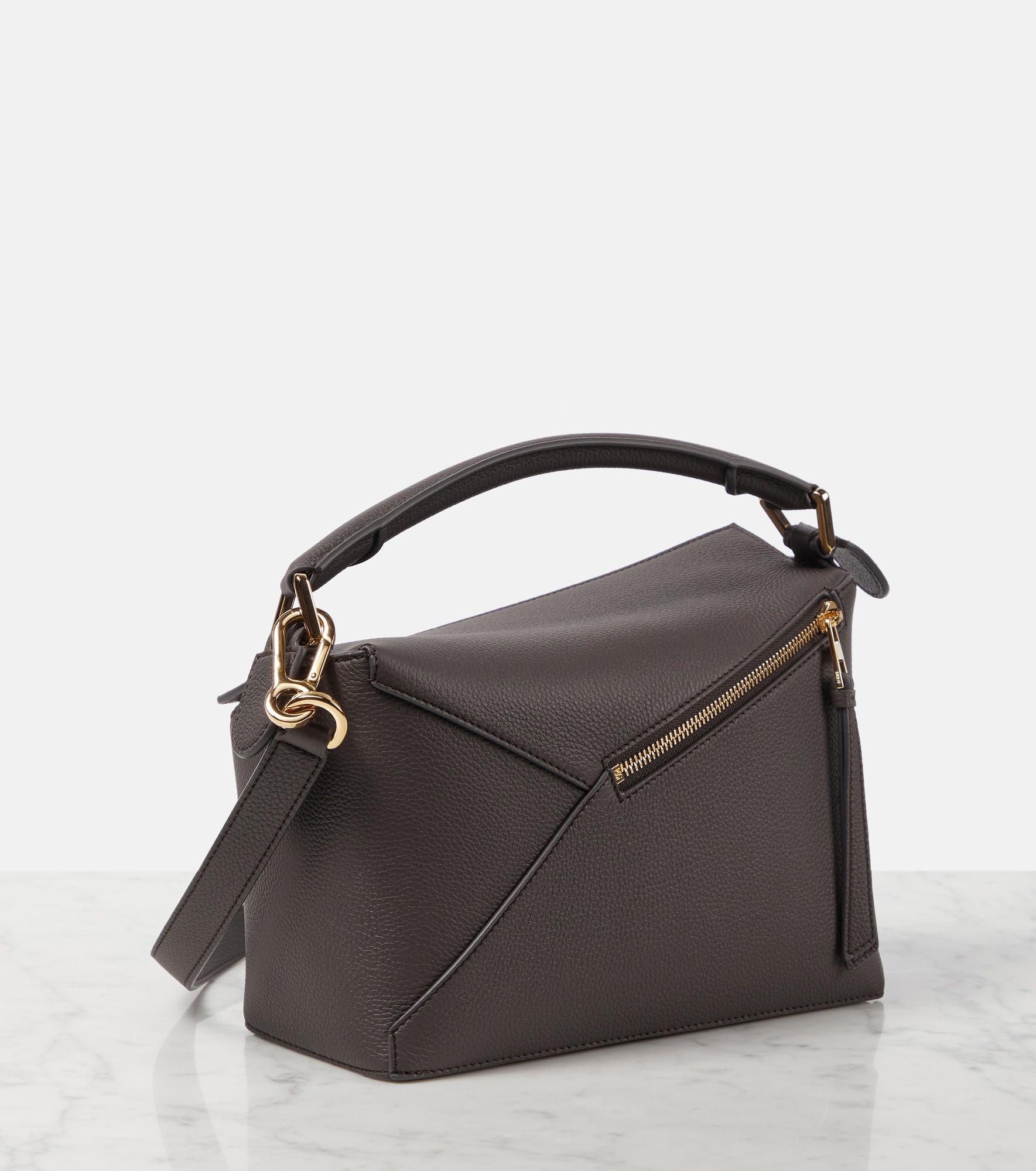 Puzzle Small leather shoulder bag - 4