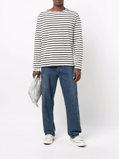 R13 striped long-sleeve top outlook