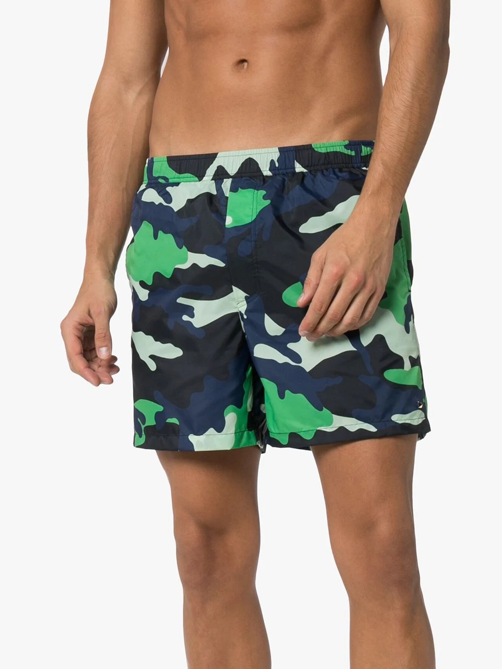 camouflage print swim shorts - 3