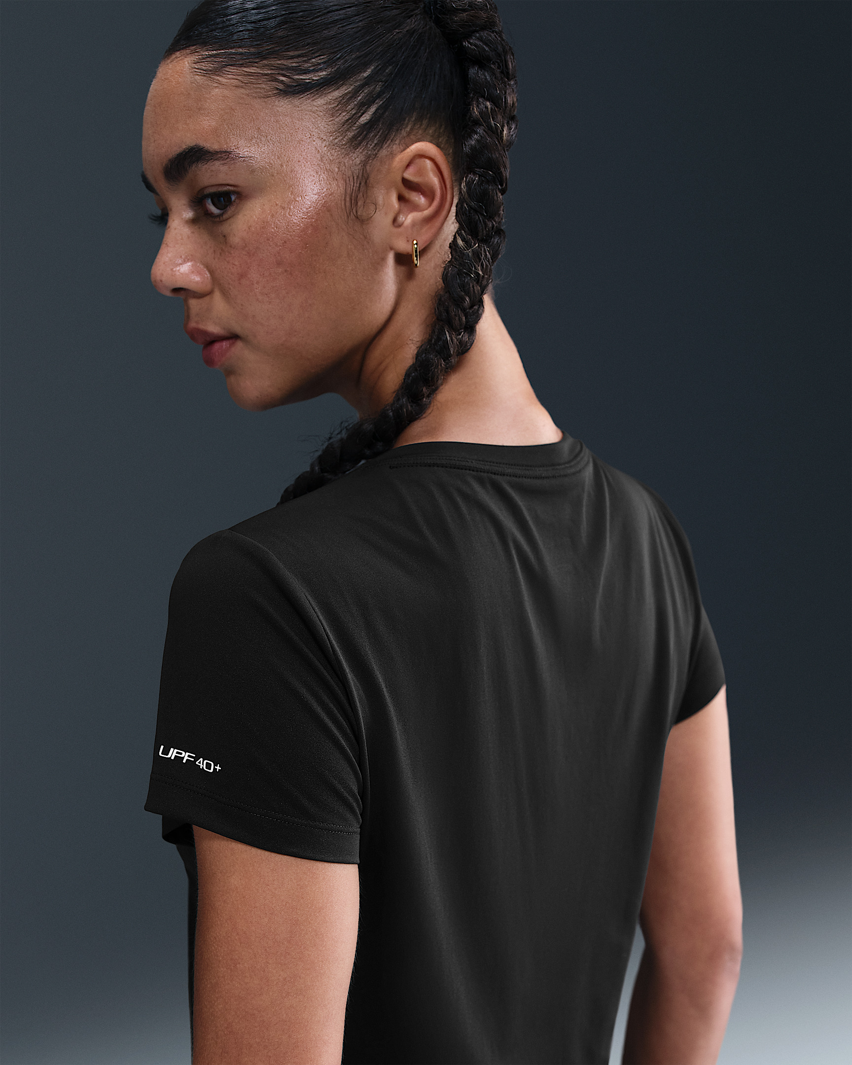 Nike Swim Swoosh Hydroguard Women's Short-Sleeve Top - 2