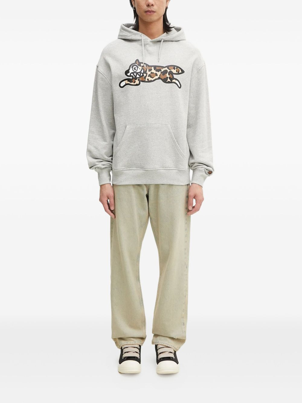 leopard-print hooded sweatshirt - 2