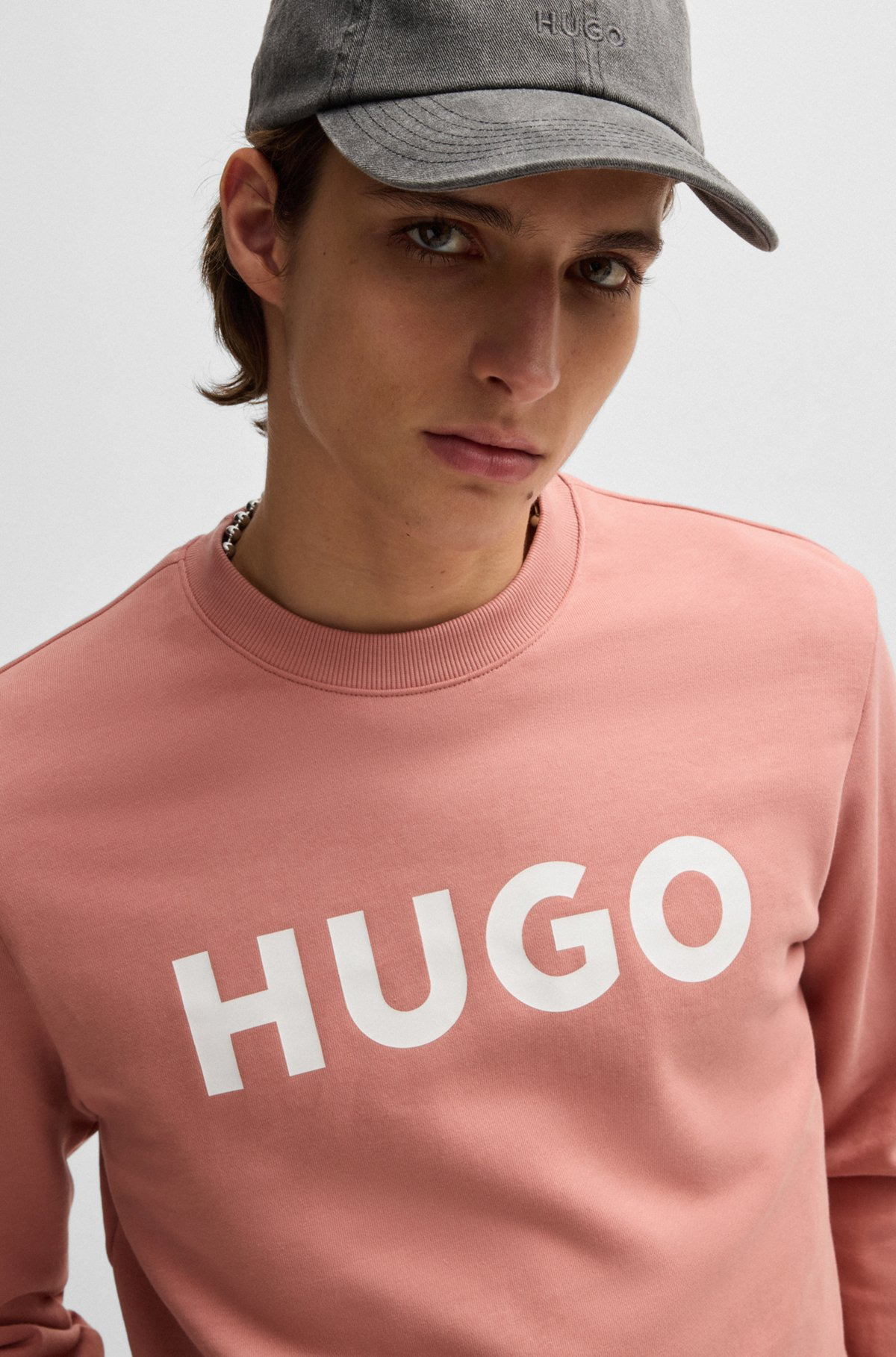 COTTON-TERRY REGULAR-FIT SWEATSHIRT WITH LOGO PRINT - 3