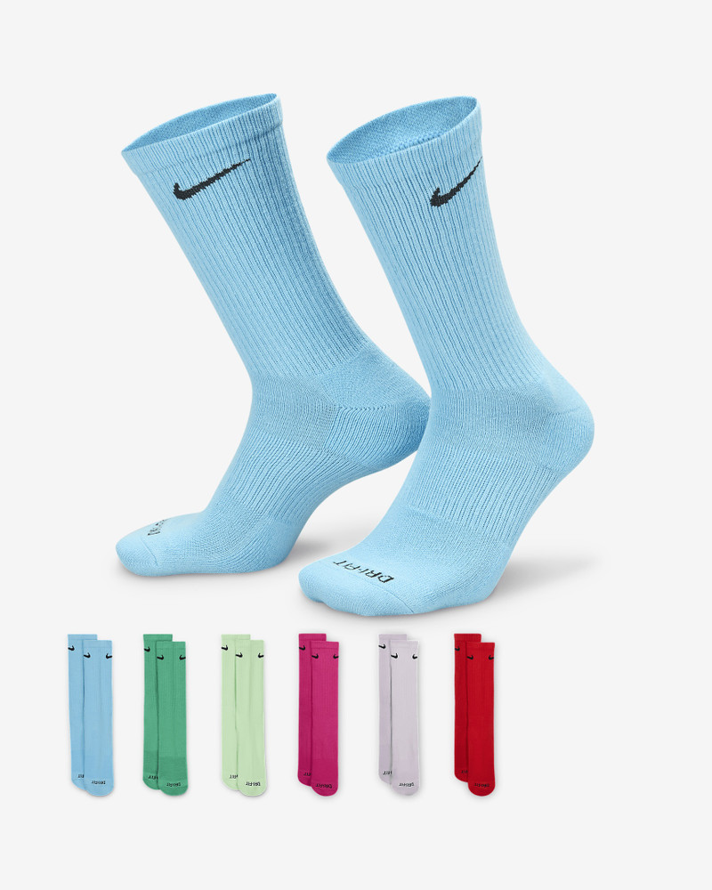 Nike Everyday Plus Cushioned Training Crew Socks (6 Pairs) 1