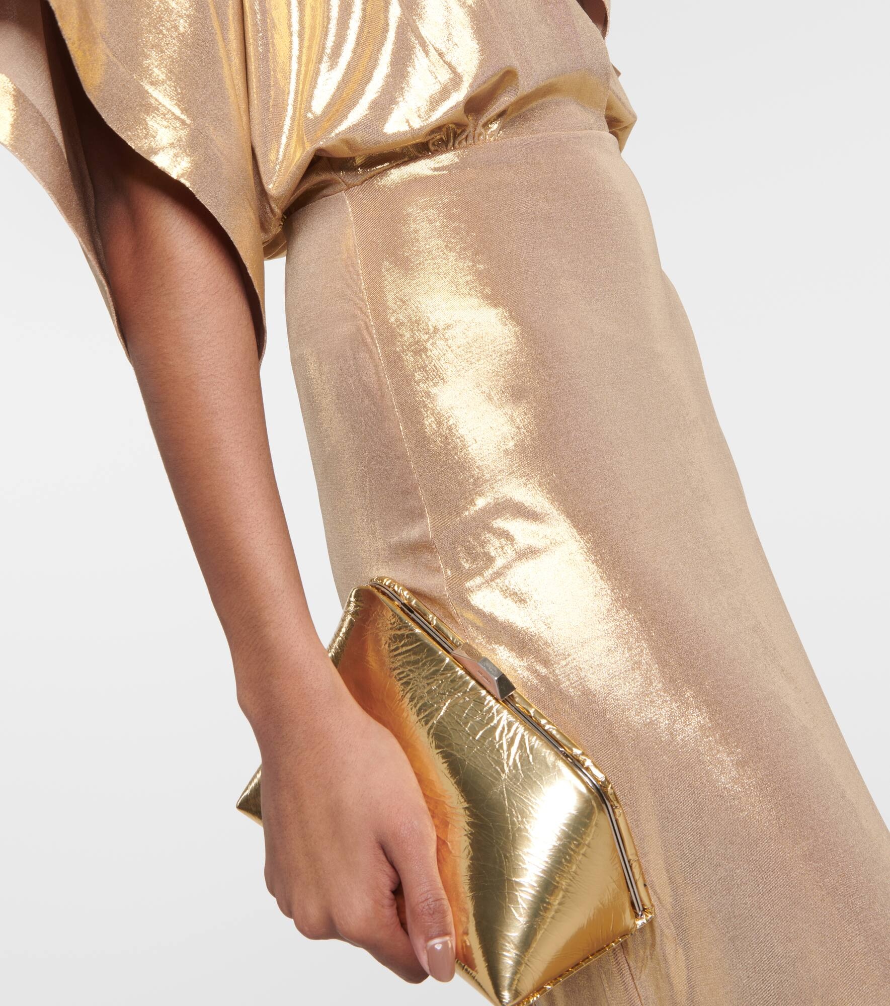Obie metallic jersey maxi dress - 5