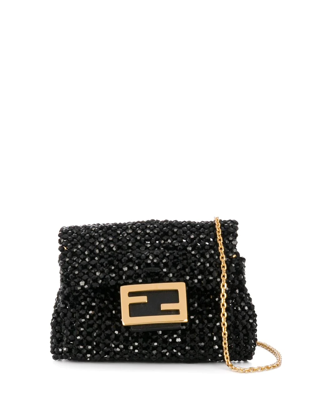 beaded mini bag - 1