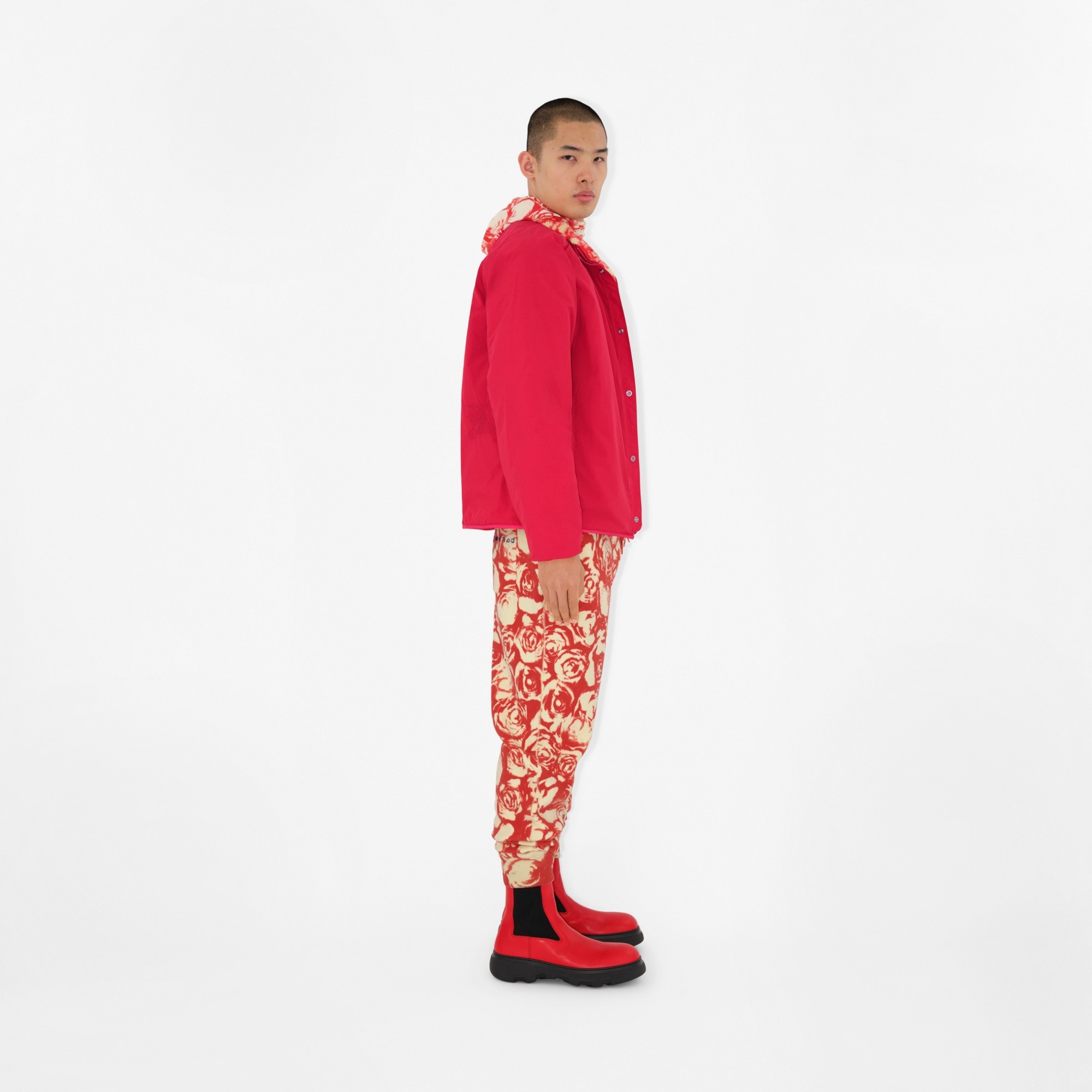 Rose Wool Jogging Pants - 3
