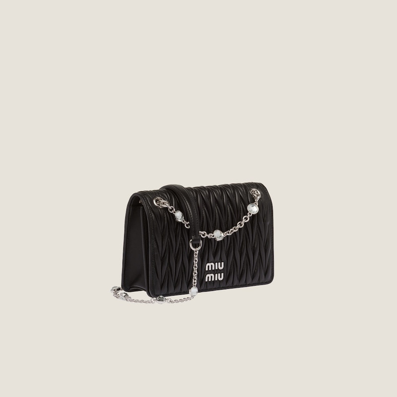 Miu Miu Matelassé nappa leather mini-bag outlook