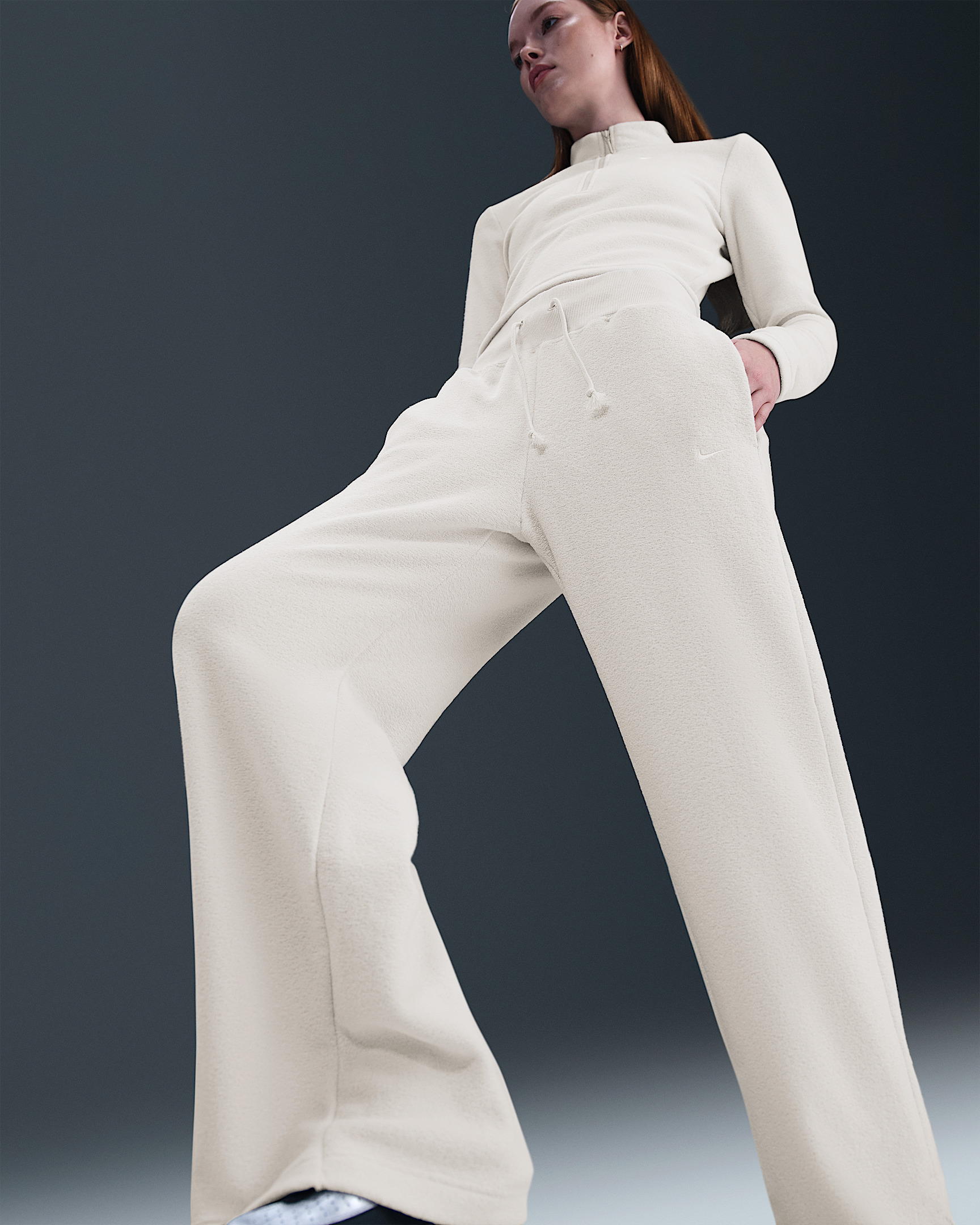 Nike Sportswear Phoenix Plush Women's High-Waisted Wide-Leg Cozy Fleece Pants - 5