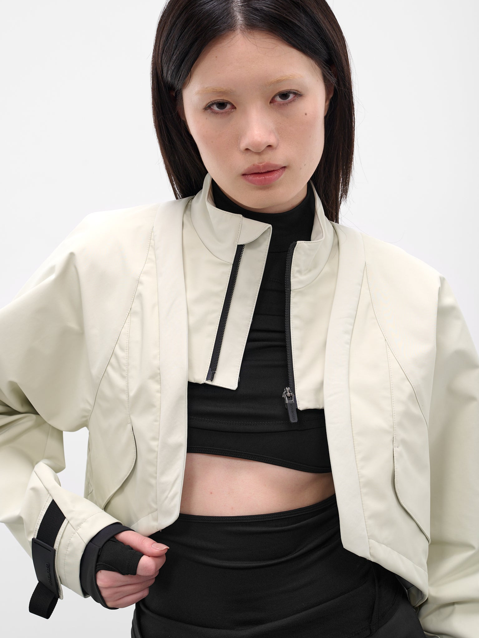 Green Double Layer Bolero Jacket - 4