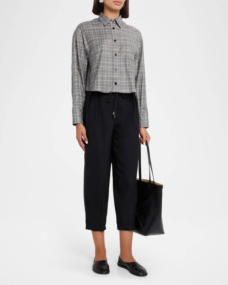 MARIA McMANUS Drawstring Barrel-Leg Pants outlook