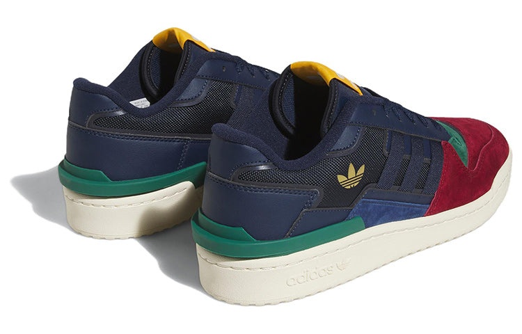 adidas Forum Exhibit Low 2.0 'Collegiate Navy Burgundy Green' HQ7116 - 4