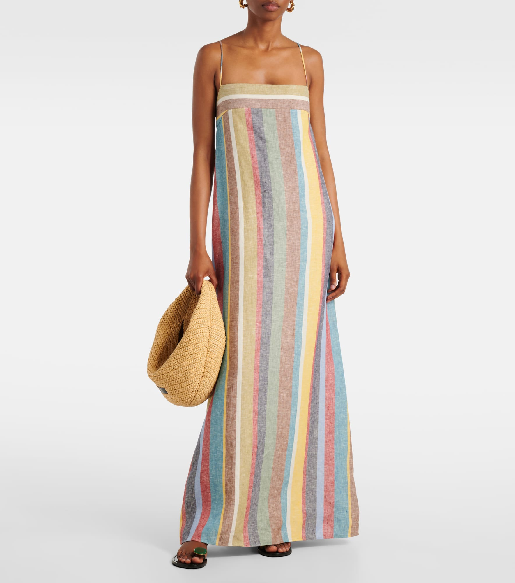 Laura striped linen maxi dress - 2