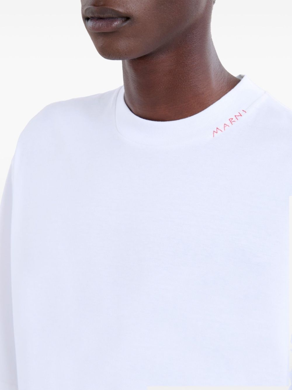 logo-embroidered T-shirt - 5
