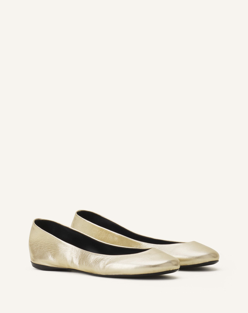 Lanvin THE BALLERINA FLAT IN METALLIC LEATHER outlook