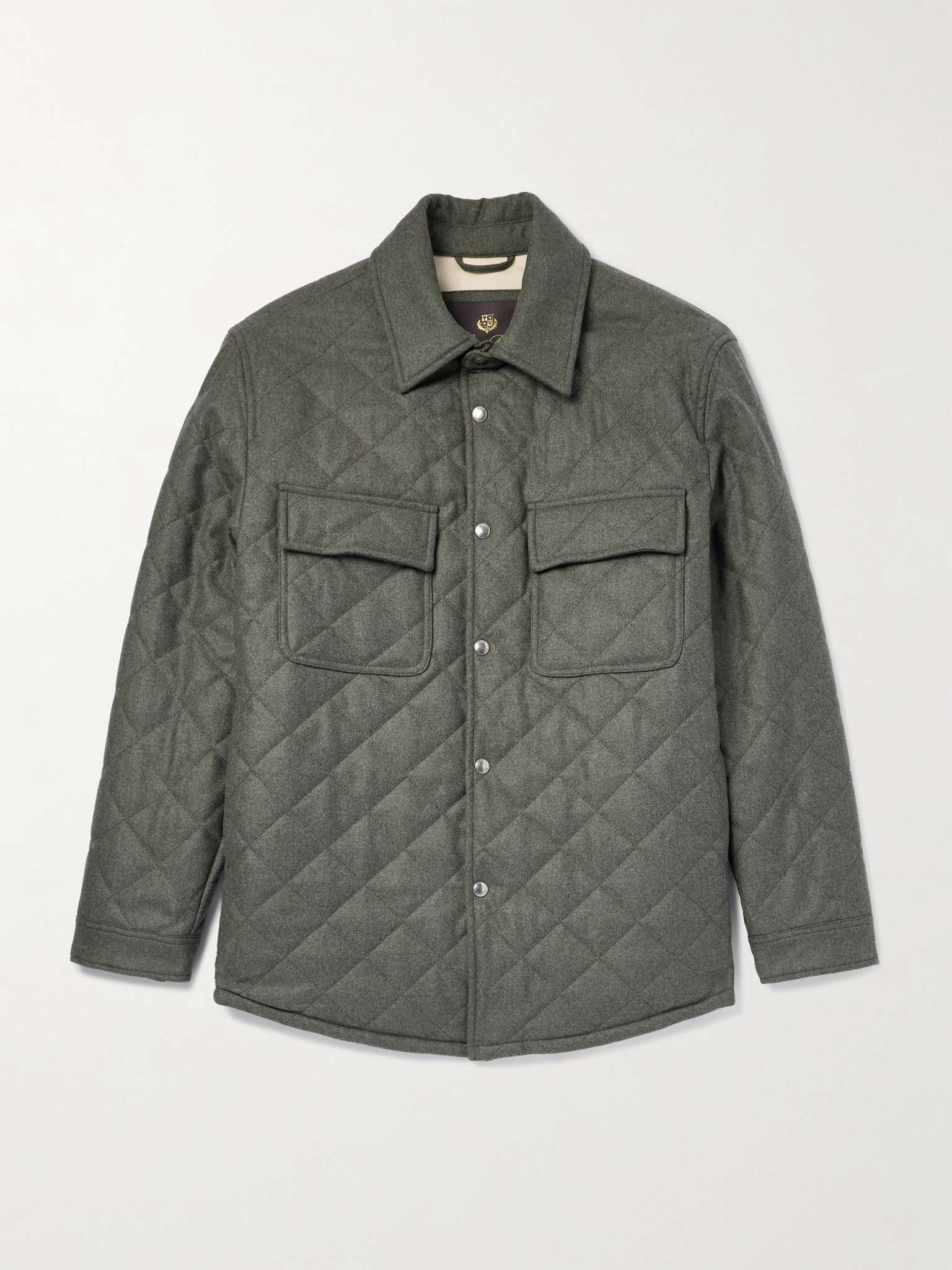 Shonai Quilted Wool and Cashmere-Blend Jacket - 1