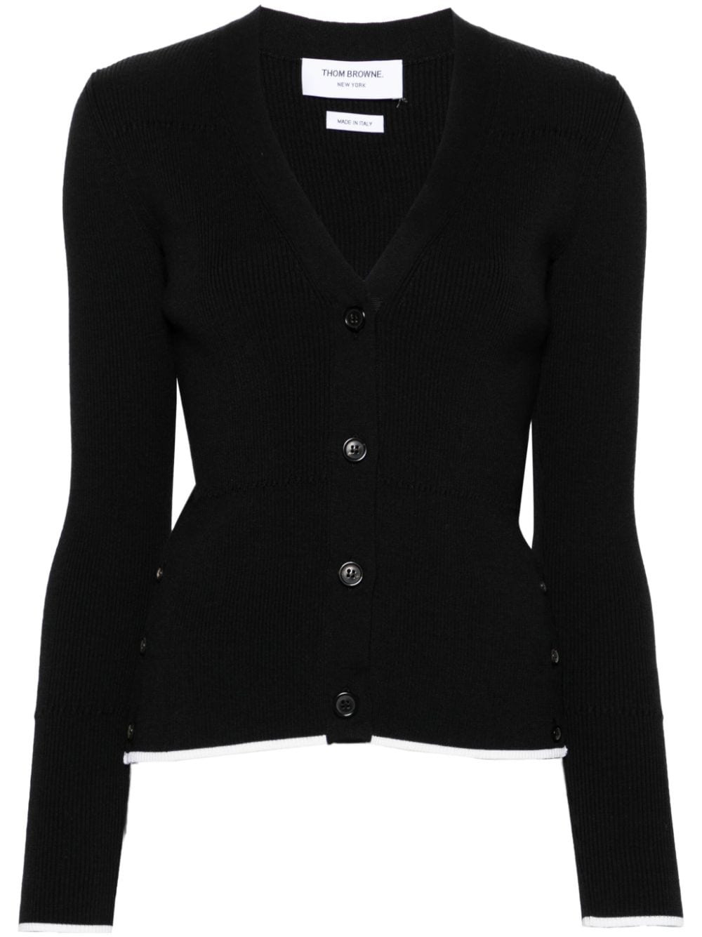 Thom Browne Women Ribbed Cardigan - 1