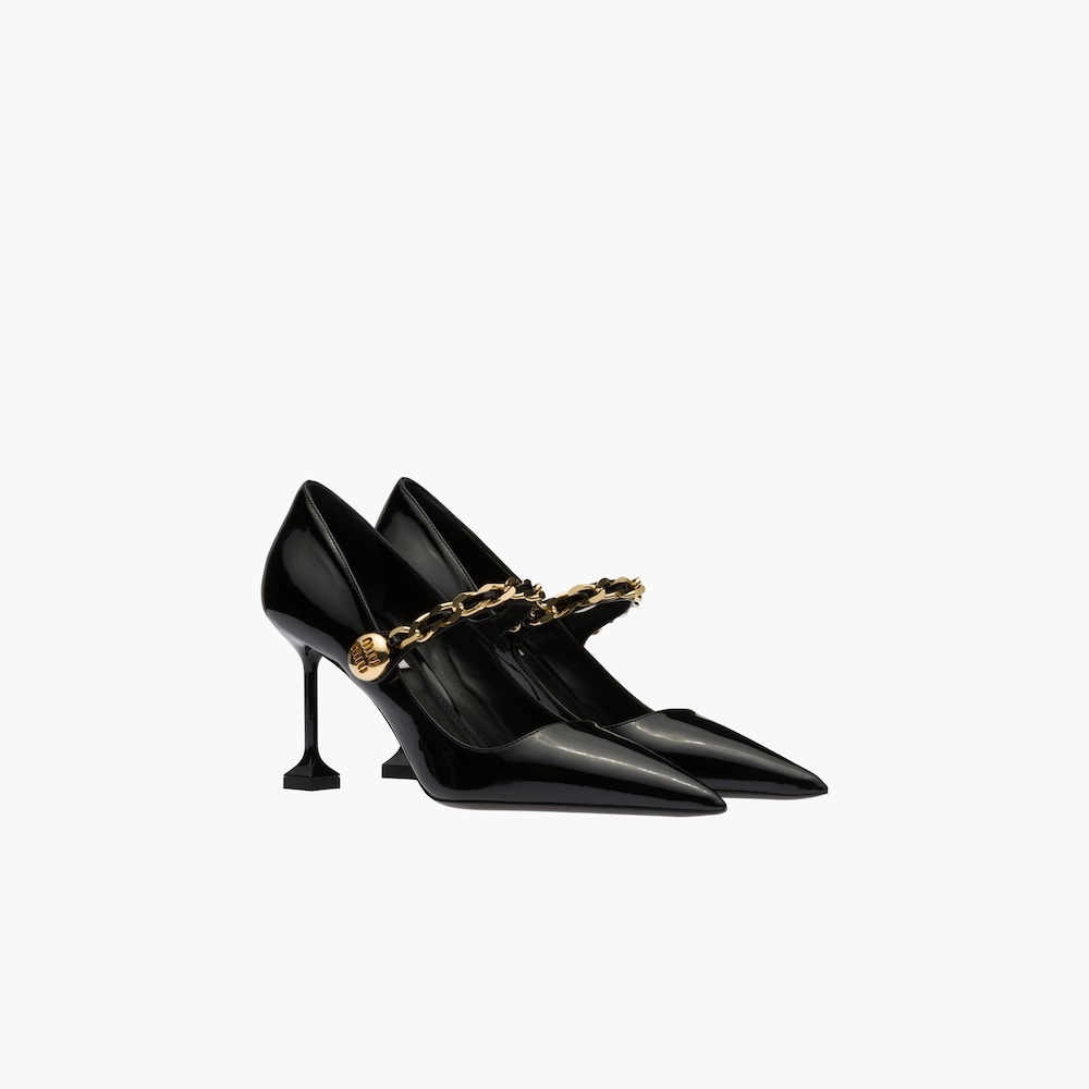 Patent leather pumps - 1